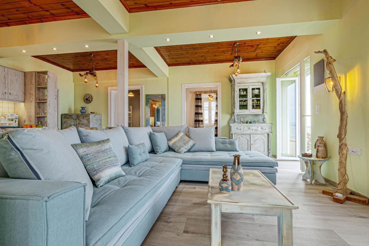 Villa Orizontas Corfu, Private Villa With Breathtaking Views Loutses Bagian luar foto