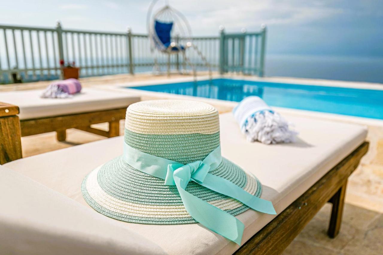 Villa Orizontas Corfu, Private Villa With Breathtaking Views Loutses Bagian luar foto