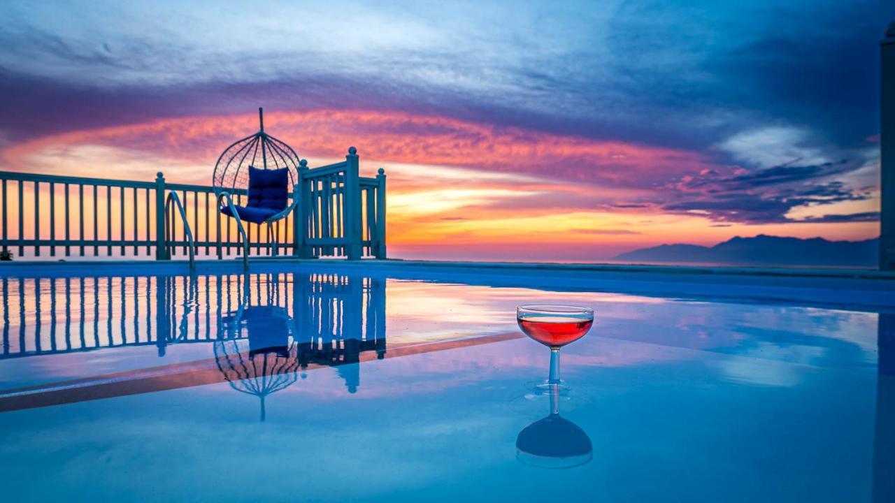 Villa Orizontas Corfu, Private Villa With Breathtaking Views Loutses Bagian luar foto